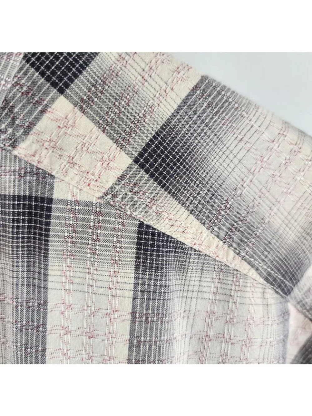 Zanella Shirt Mens Large Multi Plaid L/S Button Up